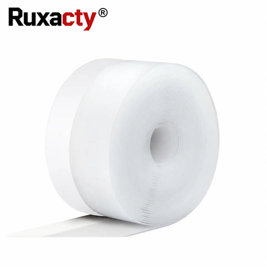 16.4ft Adhesive Weather Stripping Door Draft Blocker, 1.38in Cuttable Foam Sealing Tape for Doors Windows