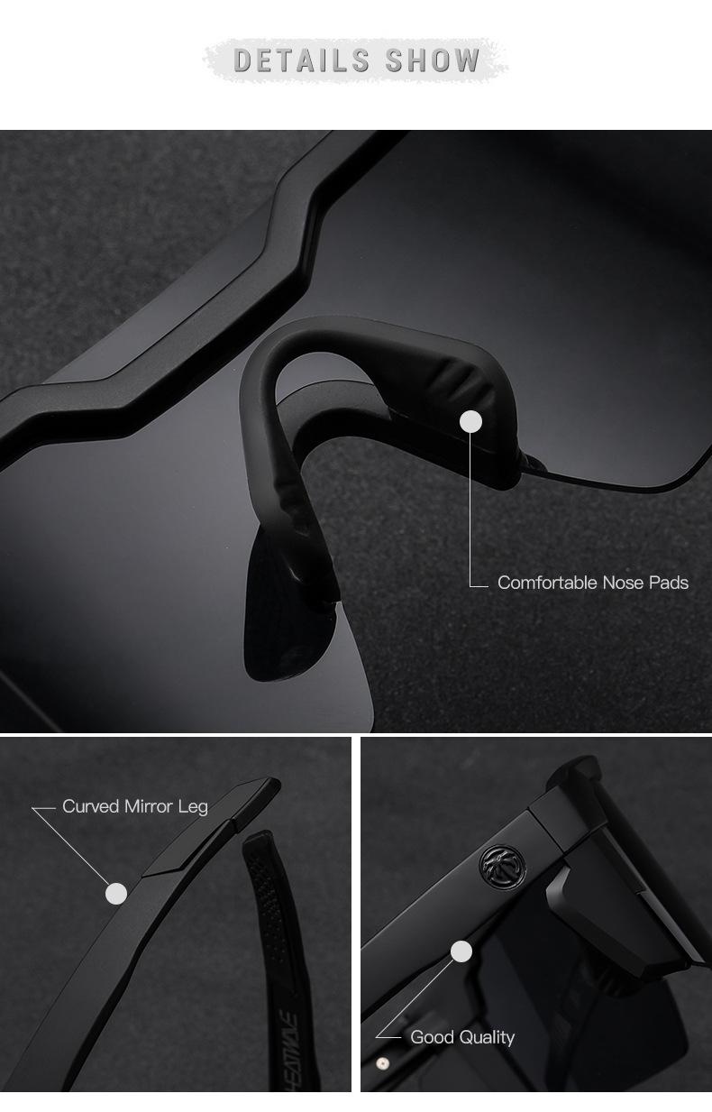 Photochromic Polarized Y2K Aviator Sunglasses, UV400 Oversized Vintage Eyewear for Men & Women