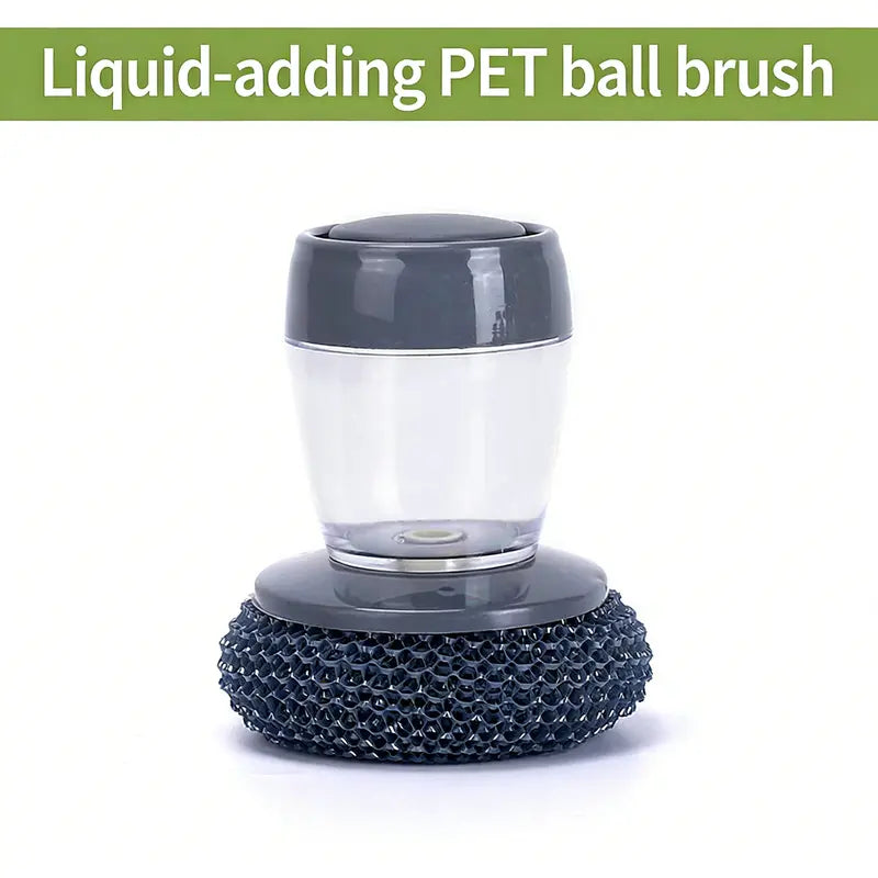 Automatic Liquid Filling Palm Brush for Kitchen Cleaning