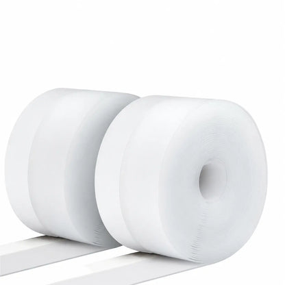 16.4ft Adhesive Weather Stripping Door Draft Blocker, 1.38in Cuttable Foam Sealing Tape for Doors Windows