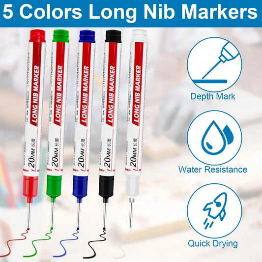 Long Handled Deep Hole Marker , 5-Pack