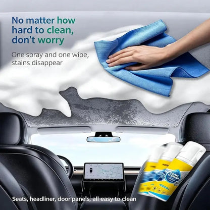 4-in-1 Multi Enzyme Foam Cleaner All Purpose Heavy Duty Stain Remover for Home, Car & Sofa