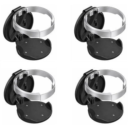 Foldable Universal Car Cup Holder with Hook, Vehicle Drink Holder for Bottles Cups Tumblers, Car Storage Organizer