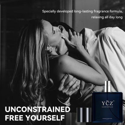 YCZ Midnight Marine 1.7oz Men Eau de Parfum Long Lasting Marine Scent for Daily Dating