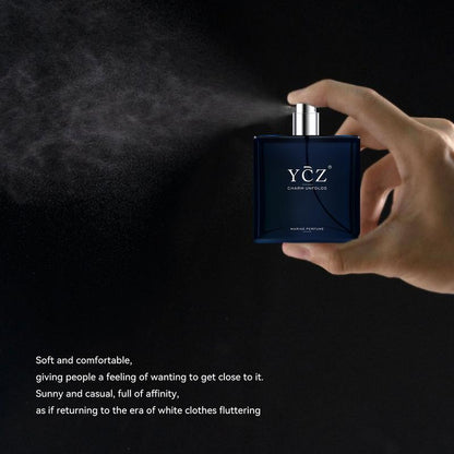 YCZ Midnight Marine 1.7oz Men Eau de Parfum Long Lasting Marine Scent for Daily Dating