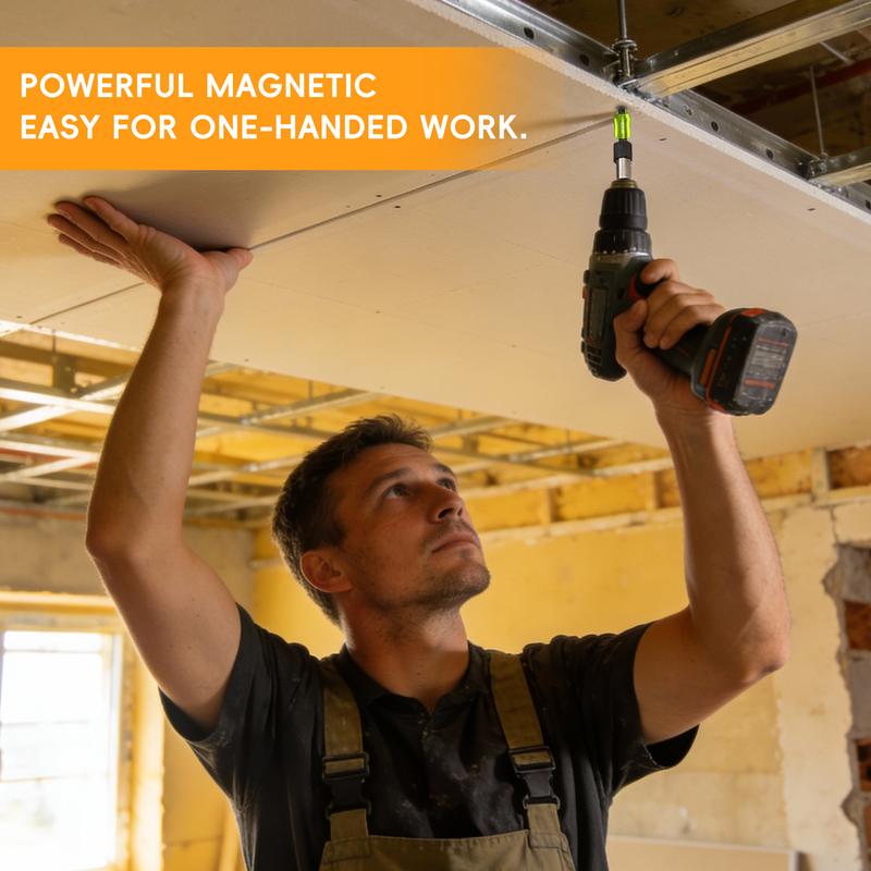 SEESE 1/4 Inch Magnetic Screw Ring Removable Universal Hex Drill Bit Holder
