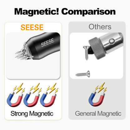 SEESE 1/4 Inch Magnetic Screw Ring Removable Universal Hex Drill Bit Holder
