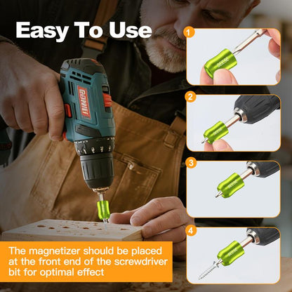 SEESE 1/4 Inch Magnetic Screw Ring Removable Universal Hex Drill Bit Holder