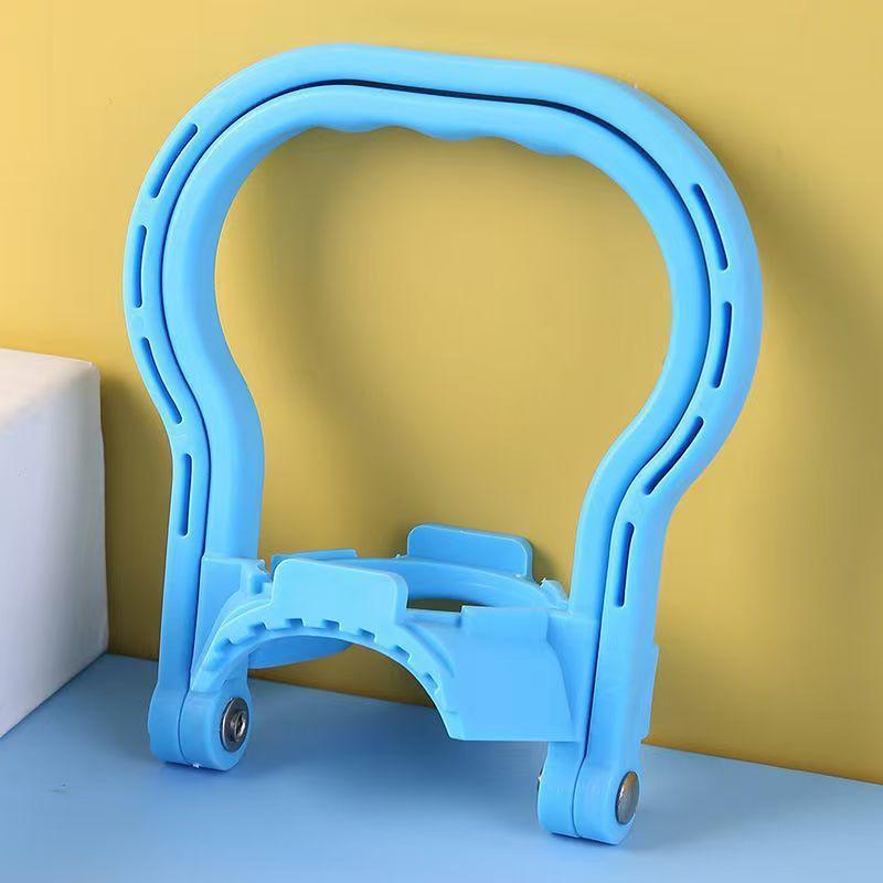2 Pack 5 Gallon Water Jug Handle Lifter, Non-Slip Ergonomic Water Bottle Carrier Blue & Yellow