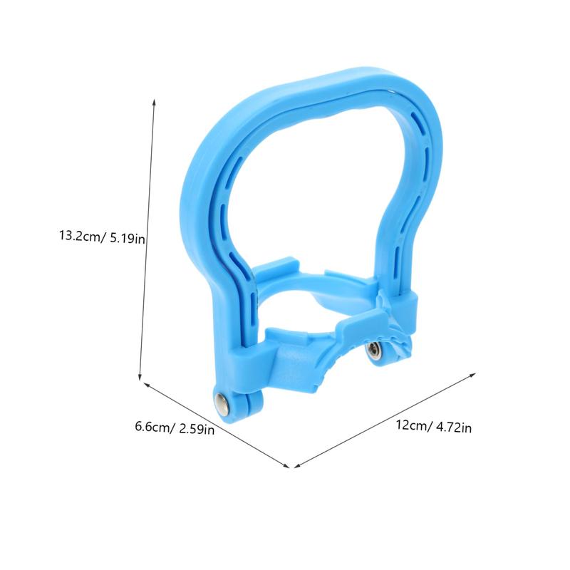 2 Pack 5 Gallon Water Jug Handle Lifter, Non-Slip Ergonomic Water Bottle Carrier Blue & Yellow