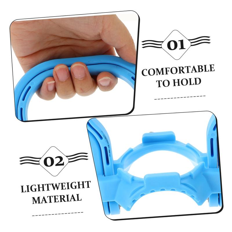2 Pack 5 Gallon Water Jug Handle Lifter, Non-Slip Ergonomic Water Bottle Carrier Blue & Yellow
