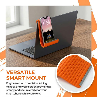 Soporte flexible de silicona y aluminio para teléfono, montura universal plegable antideslizante y flexible para uso en el hogar, la oficina, viajes, tablets y laptops