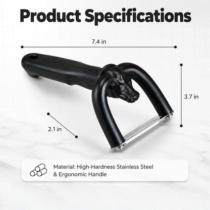 2pcs Handheld Beef Pork Slicer, Ergonomic Meat Fat Trimming Knife for Butchering & Home Kitchen