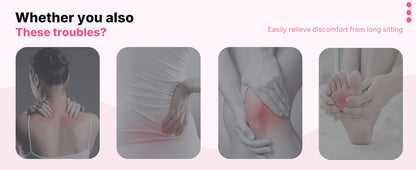 5‑Speed Cordless Portable Percussive Massager for Full‑Body Muscle Relaxation, Pink & blue