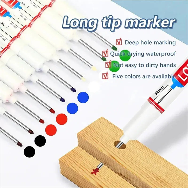 Long Handled Deep Hole Marker , 5-Pack