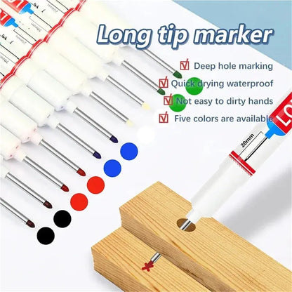 Long Handled Deep Hole Marker , 5-Pack