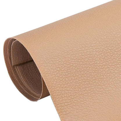 20×54 Inch Self‑Adhesive Leather Repair Sticker, Cuttable Waterproof PVC Leatherette Patch for Sofa Couch Car Seat