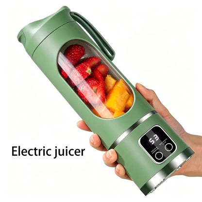 USB Rechargeable Portable Blender 15.22oz LED Display ABS Mini Smoothie Juicer