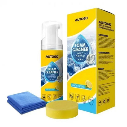 4-in-1 Multi Enzyme Foam Cleaner All Purpose Heavy Duty Stain Remover for Home, Car & Sofa