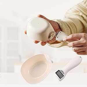 Electronic Measuring Spoon Scale, Digital Kitchen Weight Spoon for Cooking Baking & Pet Feeding