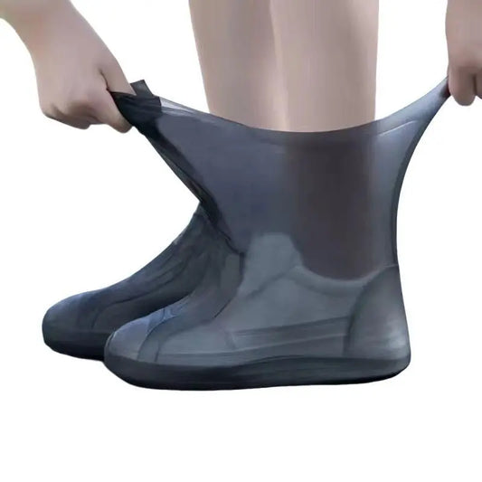 Reusable Latex Rain Boot Covers, Waterproof Durable Outdoor Shoe Protectors, Multiple Colors