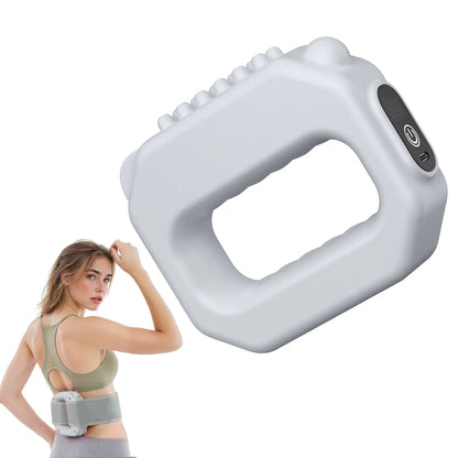 5‑Speed Cordless Portable Percussive Massager for Full‑Body Muscle Relaxation, Pink & blue