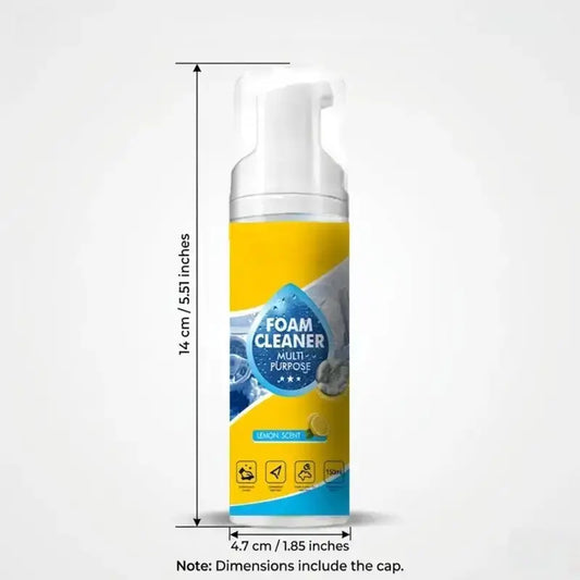 4-in-1 Multi Enzyme Foam Cleaner All Purpose Heavy Duty Stain Remover for Home, Car & Sofa
