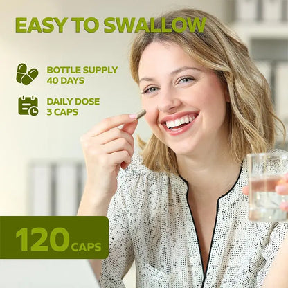 Dr. CROWN Lymphatic Drainage Supplement, 120 Capsules