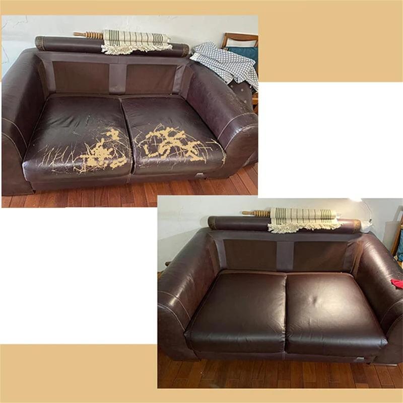 20×54 Inch Self‑Adhesive Leather Repair Sticker, Cuttable Waterproof PVC Leatherette Patch for Sofa Couch Car Seat