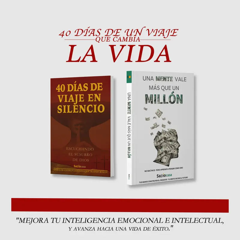 40-Day Transformation Combo, Emotional Intelligence & Wealth Success Mindset Guide with Daily Practice