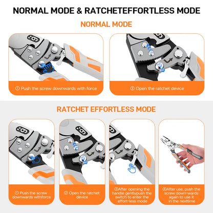 Self-Locking Ratchet Pliers Heavy Duty 55 Steel Tools & Hardware