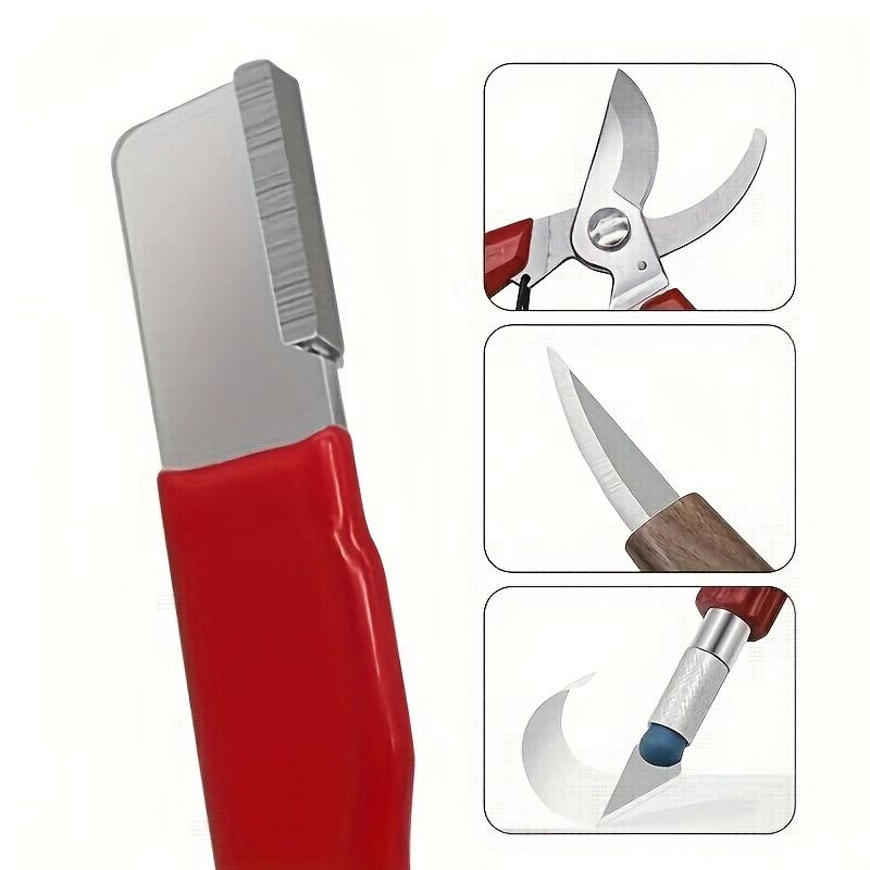 3 Pack Kitchen Knife Sharpener Tool for Knives & Garden Shears Random Color