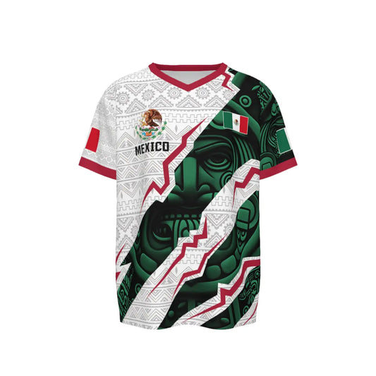 Camisa de futebol do Novo México 2026, camisas masculinas estilo Calendário Asteca do México