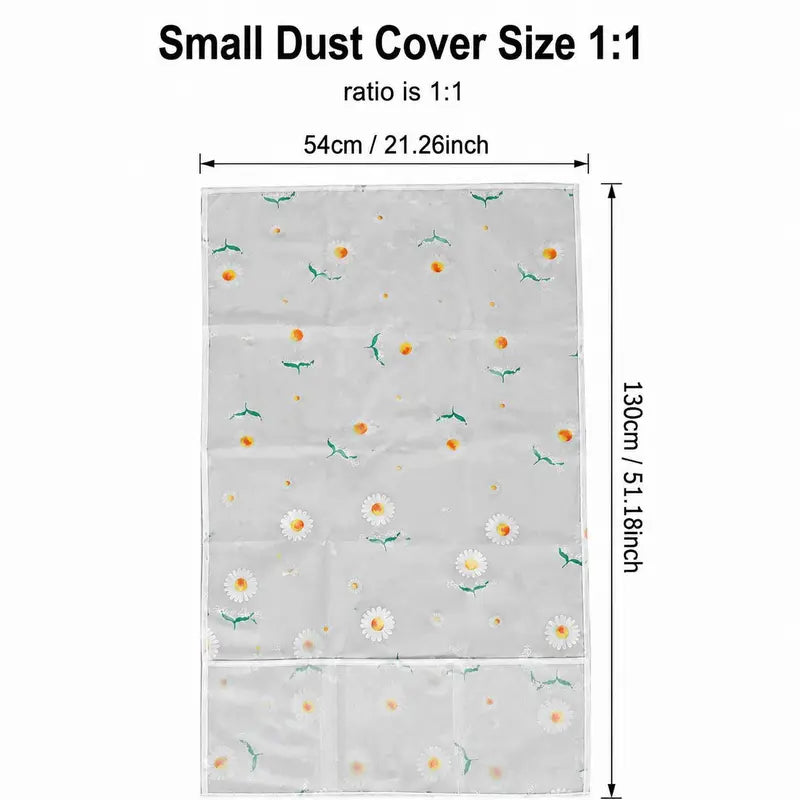 Waterproof Refrigerator Dust Cover with Storage Pockets, Multi-Function Fridge Top Protector for Kitchen