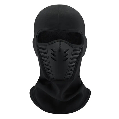 Unisex Fleece Full Face Balaclava, Windproof Anti-Haze, Ski & Motorcycle Mask