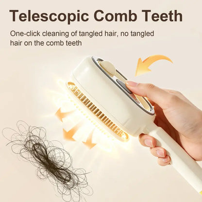 【Not straightened】Electric Spray Air Cushion Massage Comb, Self-Cleaning Anti-Tangle Hair Brush