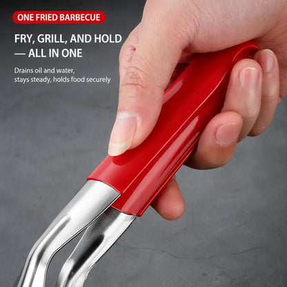 Stainless Steel Steak Spatula Clamp for Kitchen