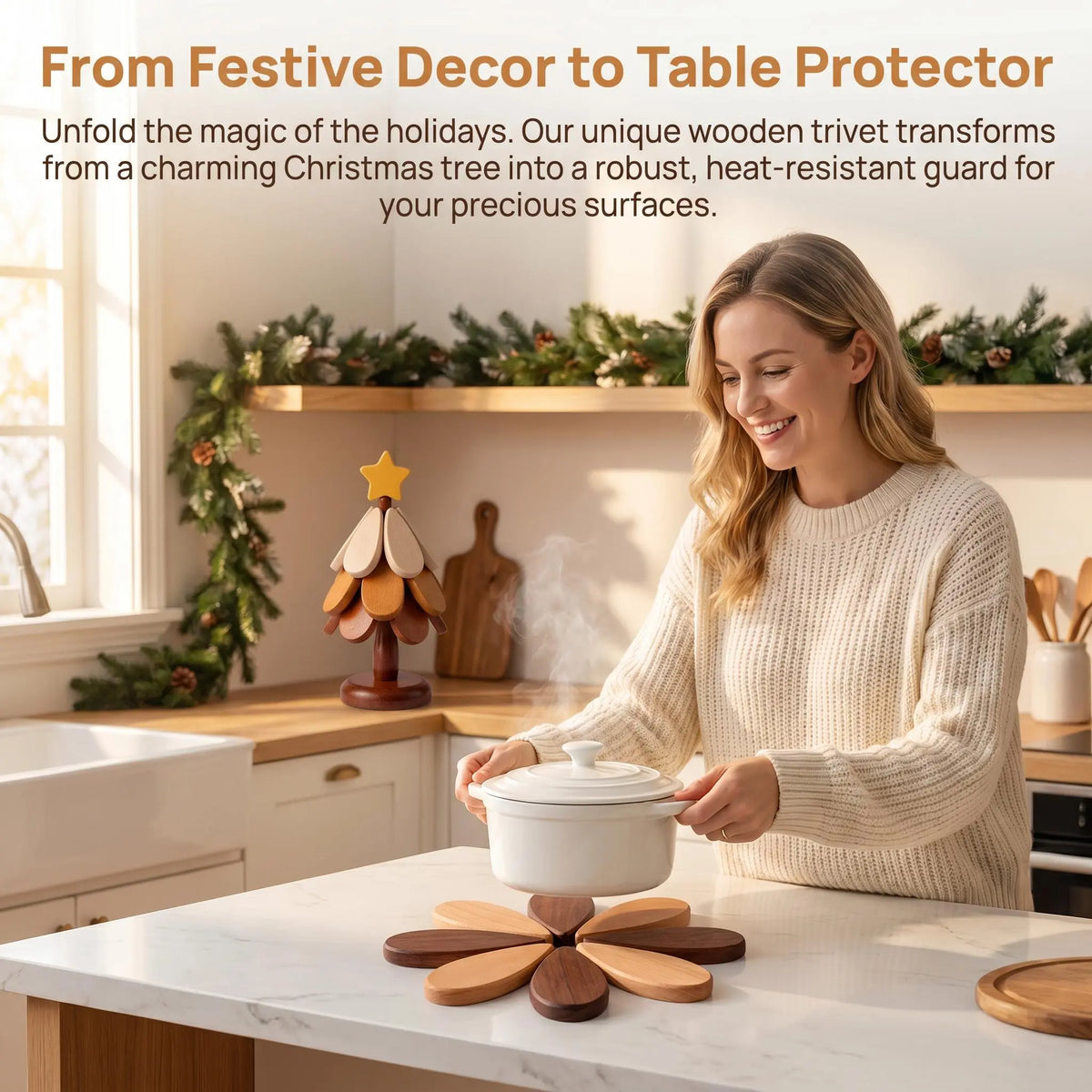 Wooden one tree coaster Solid wood home desktop decoration Dishes and dishes Insulation mat Water cup Drink placemat