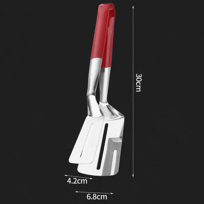Stainless Steel Steak Spatula Clamp for Kitchen