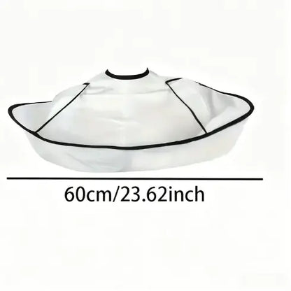 Portable Waterproof Hair Cutting Cape - Reusable Barber Bib Hair Catcher Apron for Household & Salon Use