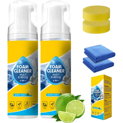 4-in-1 Multi Enzyme Foam Cleaner All Purpose Heavy Duty Stain Remover for Home, Car & Sofa