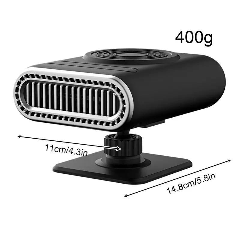 12V Portable Car Heater, Windshield Defogger Defroster Heater for Car Truck