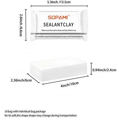 Eco-Friendly Sticky Sealant Clay, Quick Curing & Strong Adhesion, Waterproof Oil-Resistant Pest Control