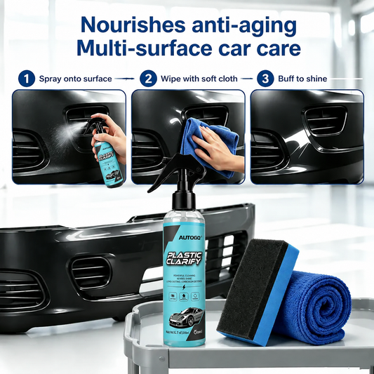 QIFOR Car Plastic Restorer 6.7 Oz