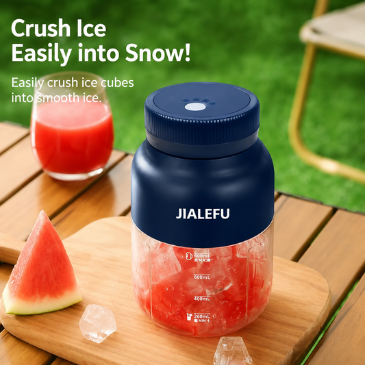 Portable Blender & Juicer with Straw + 2 Lids, BPA-Free — Blend Anywhere