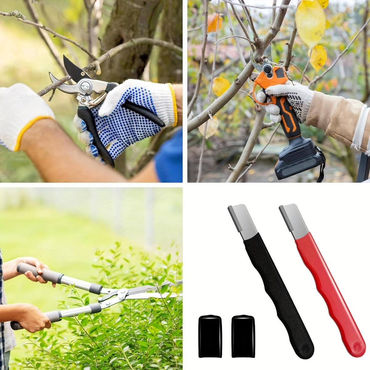 3 Pack Kitchen Knife Sharpener Tool for Knives & Garden Shears Random Color