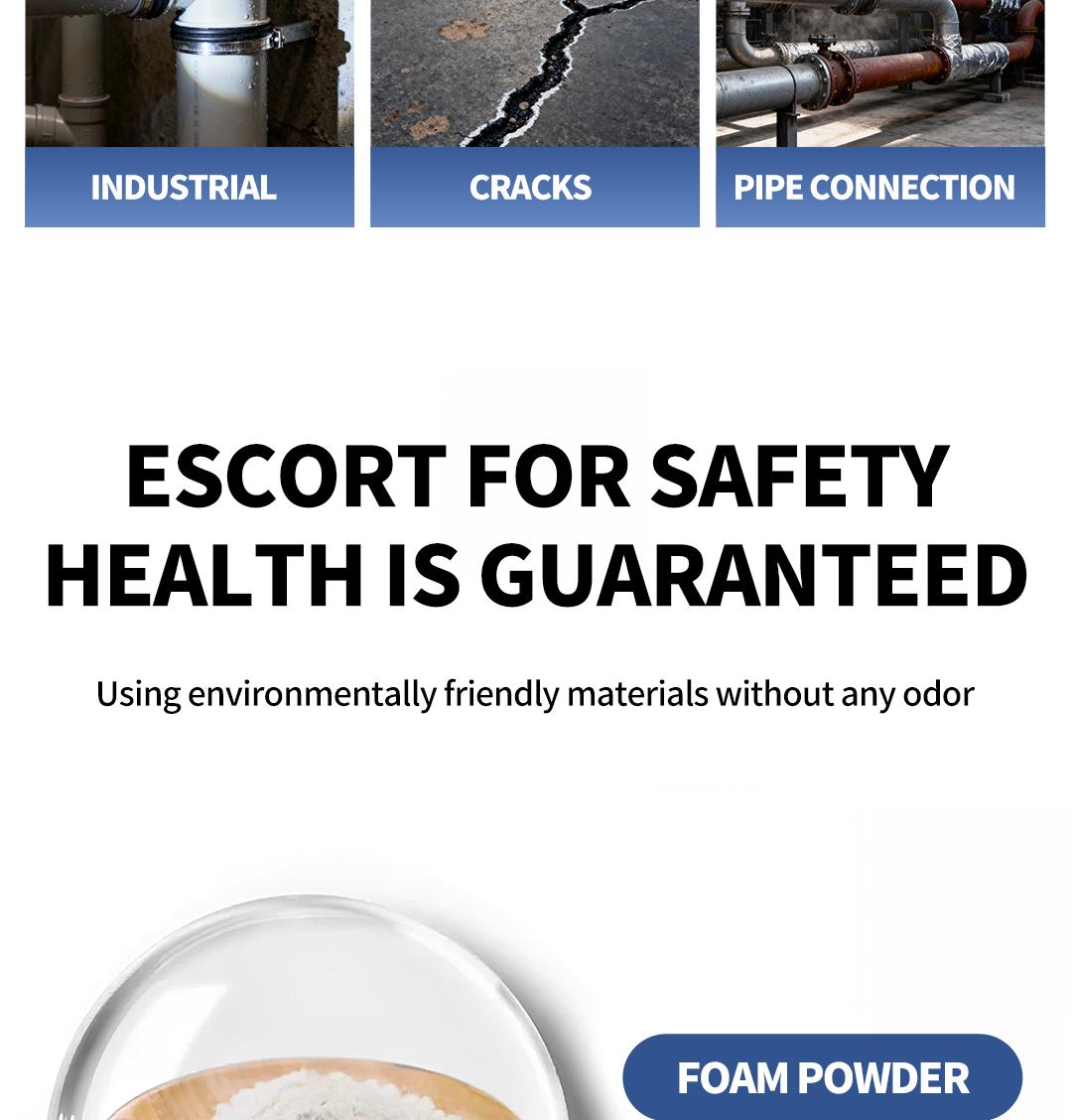 Eco-Friendly Sticky Sealant Clay, Quick Curing & Strong Adhesion, Waterproof Oil-Resistant Pest Control