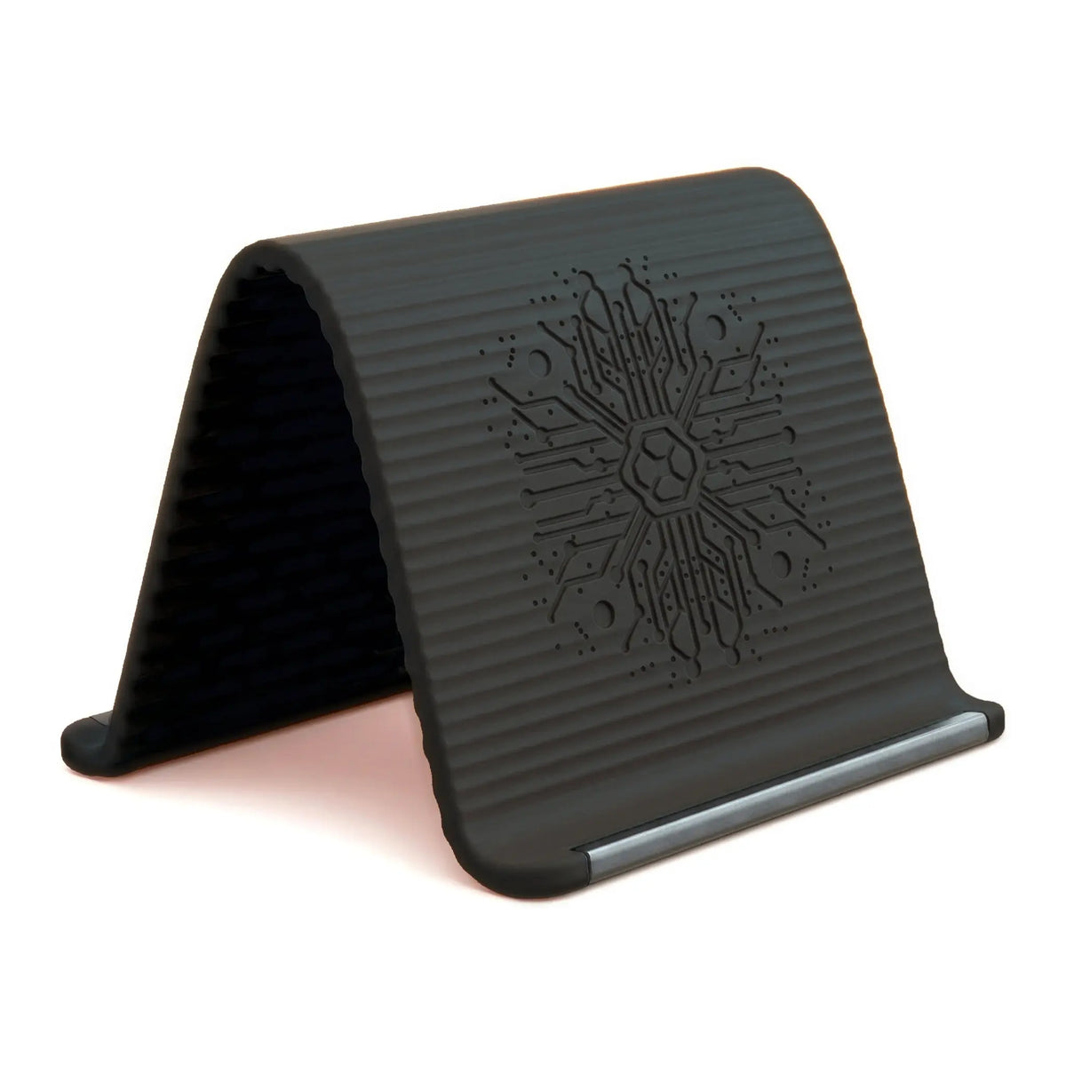 Soporte flexible de silicona y aluminio para teléfono, montura universal plegable antideslizante y flexible para uso en el hogar, la oficina, viajes, tablets y laptops