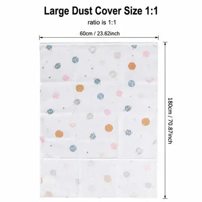 Waterproof Refrigerator Dust Cover with Storage Pockets, Multi-Function Fridge Top Protector for Kitchen