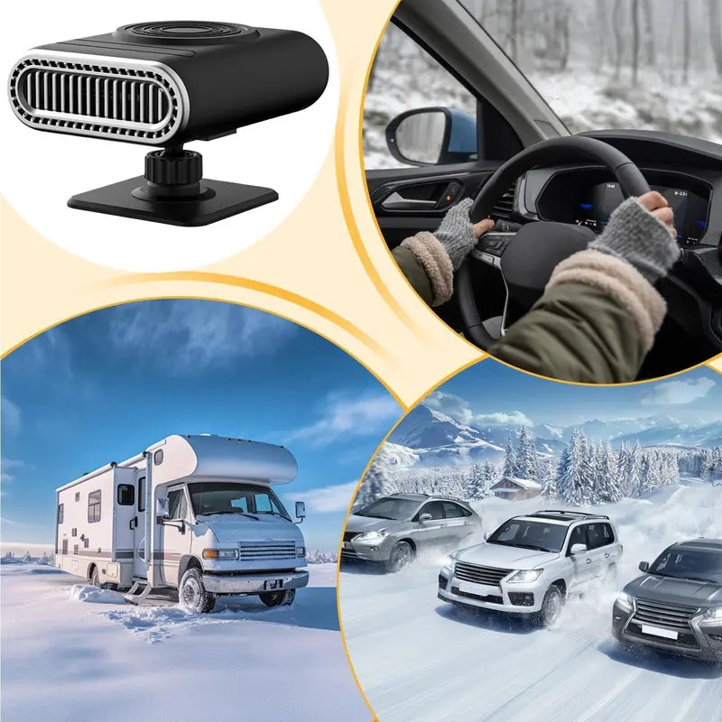 12V Portable Car Heater, Windshield Defogger Defroster Heater for Car Truck